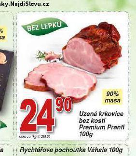 Lidl Uzená krkovice bez kosti nabídka