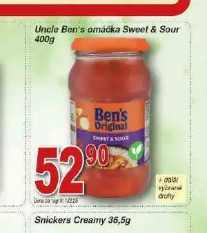 Uncle ben´s omáčka sweet & sour