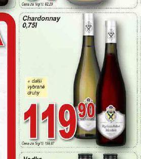 Lidl Chardonnay nabídka