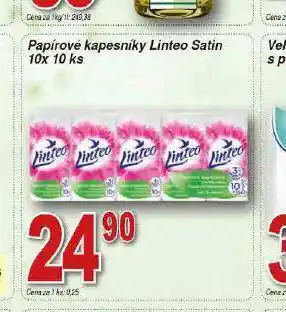 Lidl Papírové kapesníky linteo nabídka