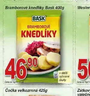 Lidl Bramborové knedlíky bask nabídka