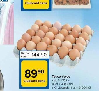 Tesco Vejce s 30 ks nabídka