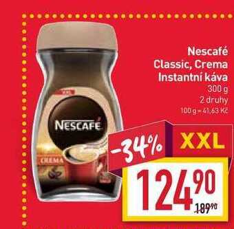 Billa Nescafé classic instantní káva 300 g nabídka