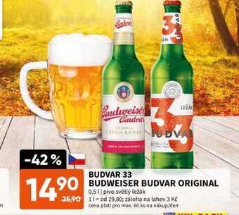 Terno Budvar 33 0,5 l nabídka
