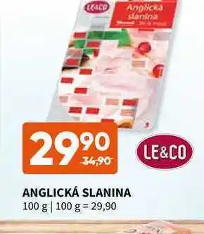 Terno Le & co anglická slanina 100g nabídka