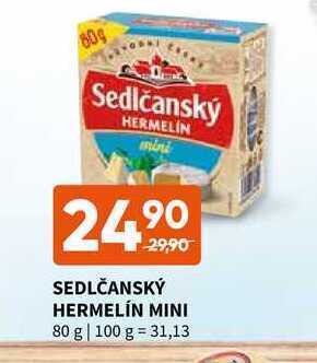 Terno Sedlčanský hermelín mini 80 g nabídka