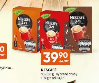 Terno Nescafé 80-165 g nabídka
