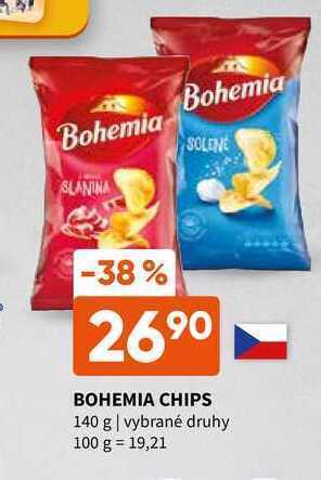 Terno Bohemia chips 140 g nabídka