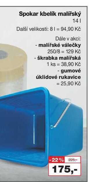 Barvy a laky drogerie Spokar kbelík malířský 14l nabídka