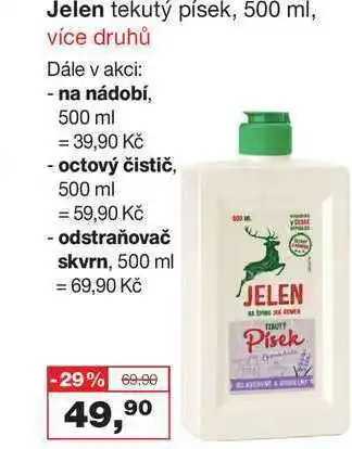 Barvy a laky drogerie Jelen tekutý písek, 500 ml nabídka