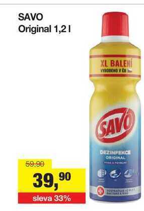 Šlak Savo original 1,2l nabídka