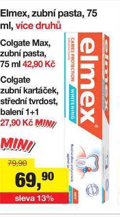 Šlak Elmex, zubní pasta, 75 ml nabídka