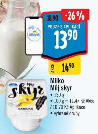 Albert Milko můj skyr 130 g nabídka