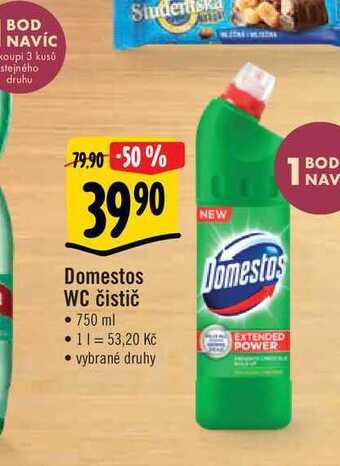Albert Domestos wc čistič 750 ml nabídka