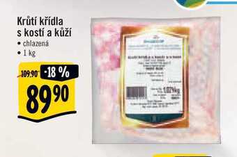 Albert Krůtí křídla s kostí a kůží 1 kg nabídka