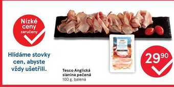 Tesco Tesco anglická slanina pečená 100 g nabídka