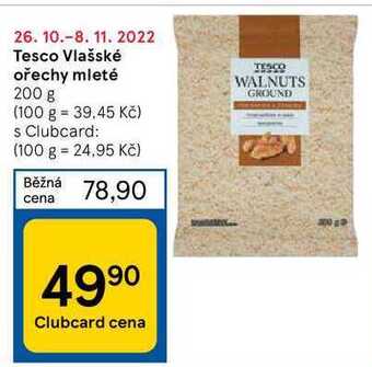 Tesco Tesco vlašské ořechy mleté 200 g nabídka