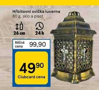 Tesco Hřbitovní svíčka lucerna 80 g nabídka