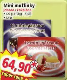 Norma Mini muffinky jahoda / čokoláda • 420 g nabídka