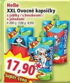 Norma Hello ovocné kapsičky s jablky / s broskvemi / s jahodami • 200 g nabídka