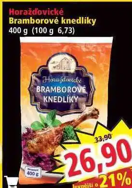 Norma Horažďovické bramborové knedlíky 400 g nabídka