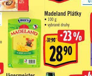 Albert Madeland sýr nabídka