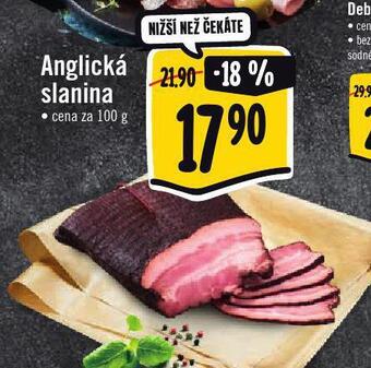 Albert Anglická slanina nabídka