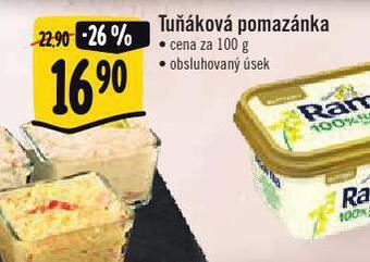 Albert Tuňáková pomazánka nabídka