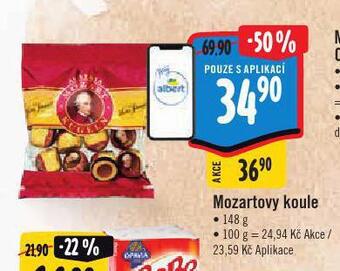 Albert Mozartovy koule nabídka