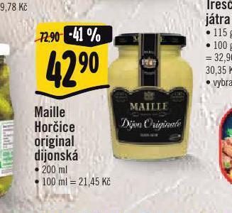 Albert Maille hořčice nabídka