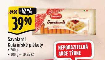 Albert Savoiardi cukrářské piškoty nabídka