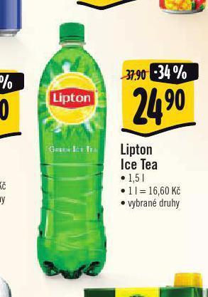 Albert Lipton ice tea nabídka