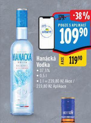 Albert Hanácká vodka nabídka
