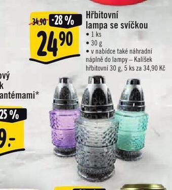 Albert Hřbitovní lampa nabídka