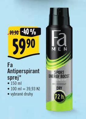 Albert Fa antiperspirant nabídka