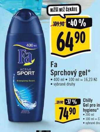 Albert Fa sprchový gel nabídka