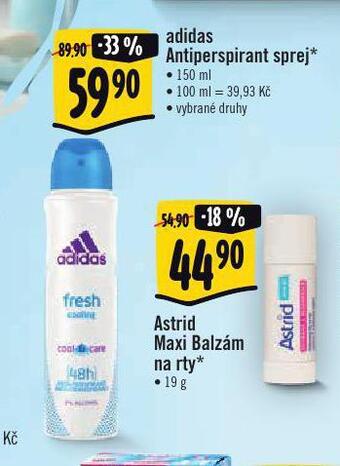 Albert Adidas antiperspirant nabídka