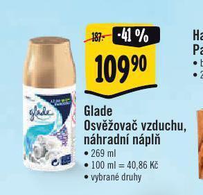 Albert Glade osvěžovač vzduchu nabídka