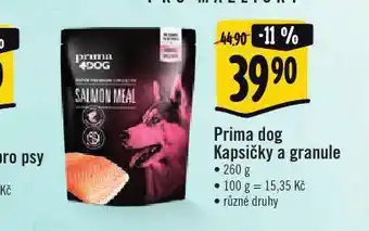 Albert Prima dog kapsičky a granule nabídka