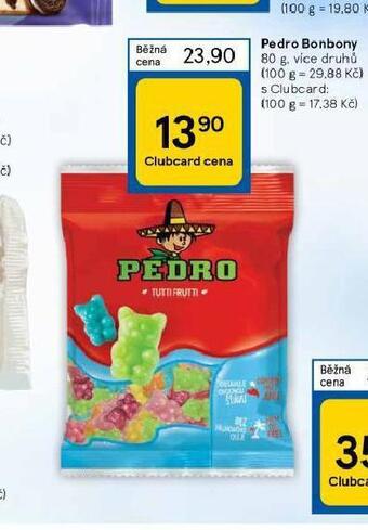 Tesco Pedro bonbony nabídka