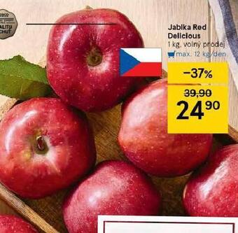 Tesco Jablka red delicious nabídka
