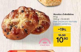 Tesco Houska s čokoládou nabídka