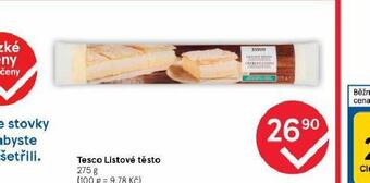 Tesco Tesco listové těsto nabídka