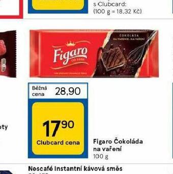 Tesco Figaro čokoláda na vaření nabídka