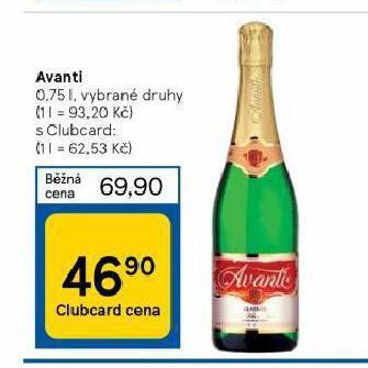 Tesco Avanti nabídka