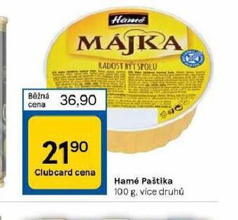Tesco Hamé paštika nabídka