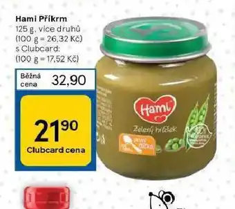 Tesco Hami příkrm nabídka