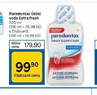 Tesco Parodontax ústní voda nabídka