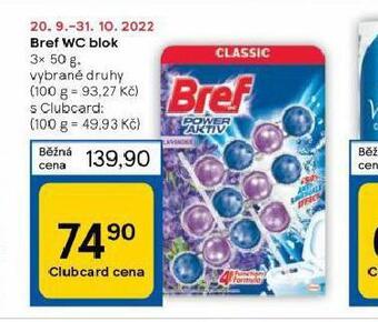 Tesco Bref wc blok nabídka