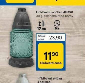Tesco Hřbitovní svíčka nabídka